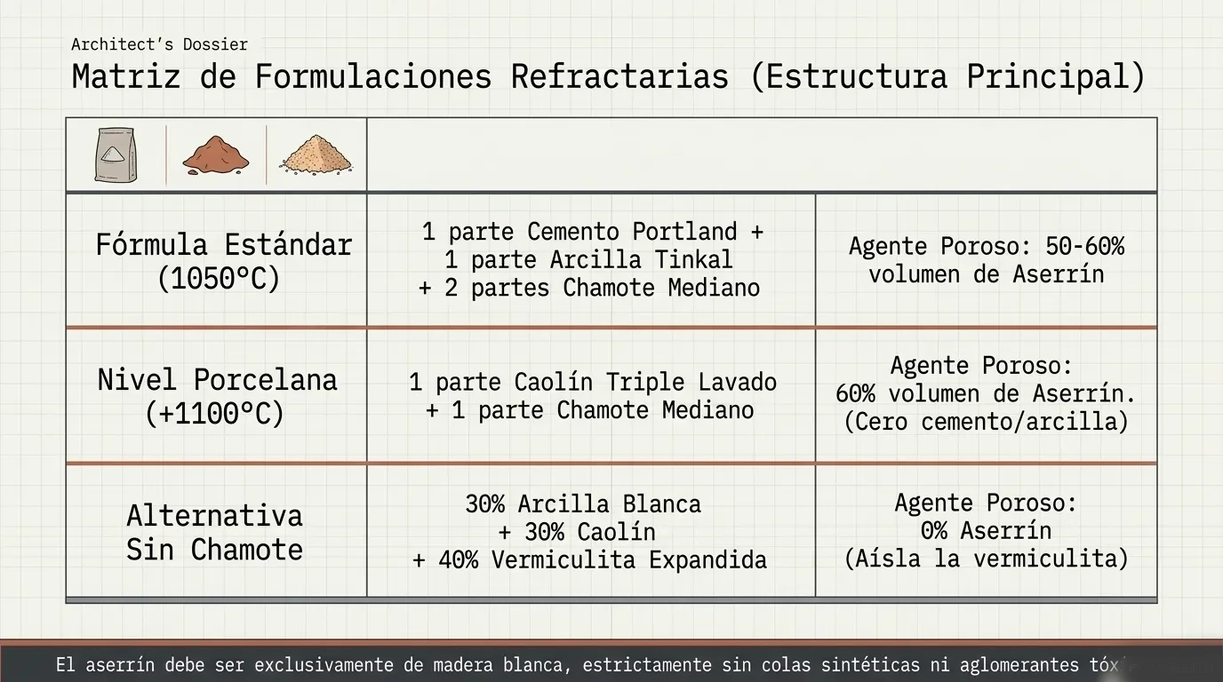 Matriz de Formulaciones